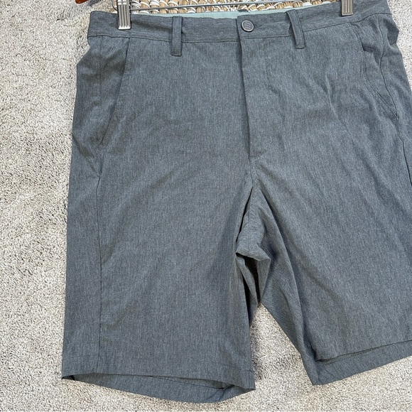 Free Fly Men’s Hybrid Shorts II 9” Performance Golf Fishing Heather Graphite 32 - Picture 4 of 16